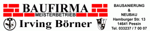 Bauunternehmer Brandenburg: Baufirma Irving Börner